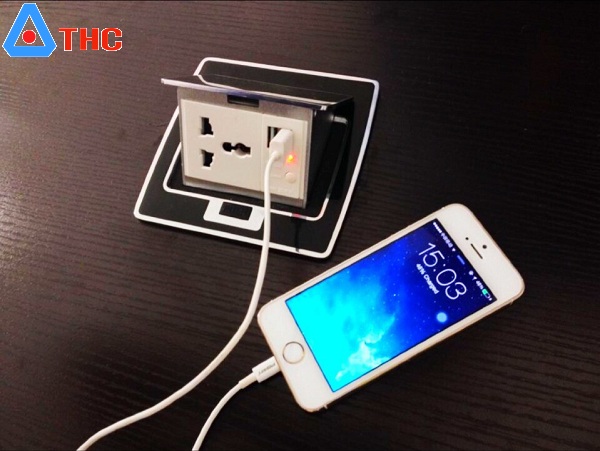 Ổ cắm sạc 2 cổng USB 2A Sino Amigo